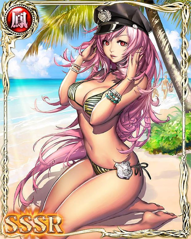 gorgeous anime bikini girl