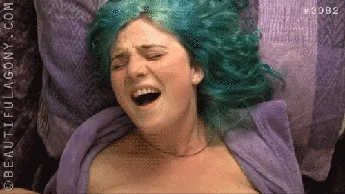 blue hair climax