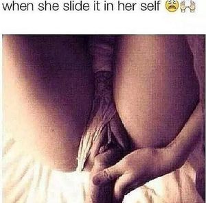 The moment of entrance - Tease her, she can't wait any longer either...