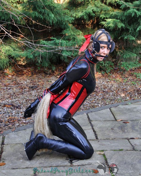 Latex Bondage Ponygirl by Kantaka66
