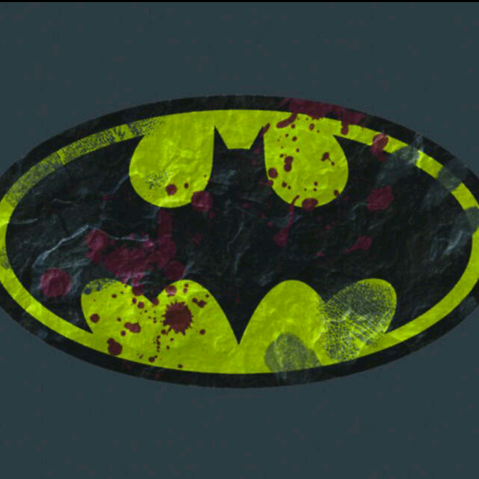 Batman Insignia, Blood-Sprayed