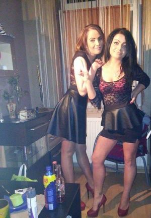 Bimbos at the house party