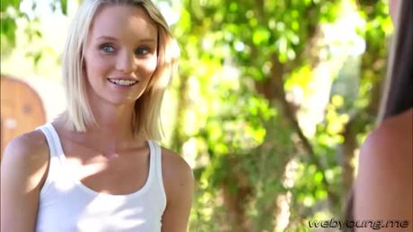 A wild scissoring session with the new girlfriends Sammie Daniels and Marina Angel. As Marina slowly swallows her pride.