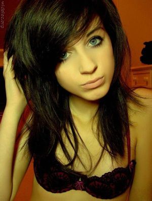 Naked Emo Scene Goth Girls Showing Off 055