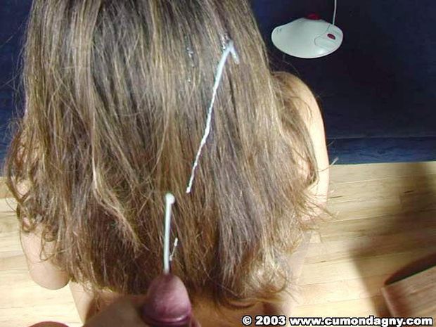cum in hair