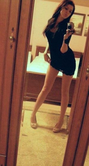 Slutty selfie in a hotel room