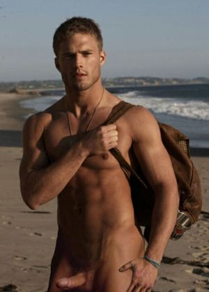 Nice hardon at the beach.