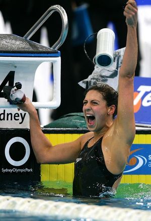 Austrailian swimmer Stephanie Rice