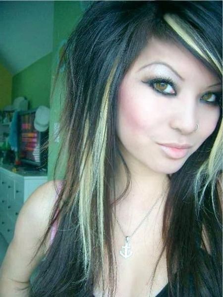 Naked Emo Scene Goth Girls Showing Off 043