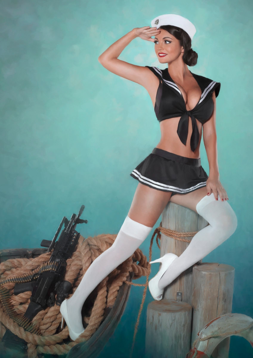She definitely floats my boat! (sorry...)