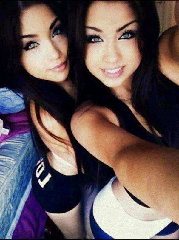 One looks kind of naughty and one looks like she's probably pretty nice.