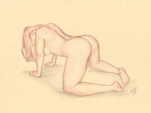 Gorean: position: She-sleen, submissive, submission, control, slave, serve, master, owner, legs spread, obedience, discipline, owner