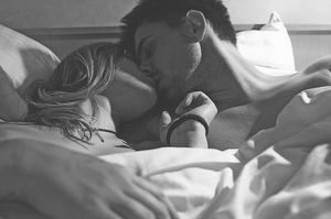 sexy couple kiss in bed tumblr