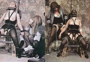 Slaves in various bondage devices and restraints #31