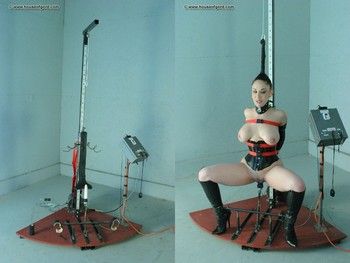 Slaves in various bondage devices and restraints #33