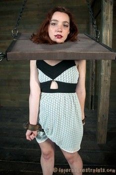 Slaves in various bondage devices and restraints #37