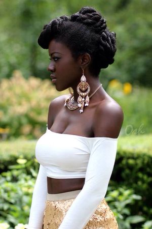 Beautiful young ebony