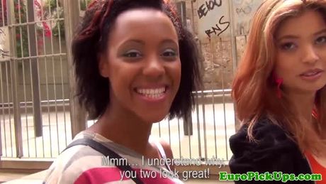 Pulled spanish ethnic babes swap jizz