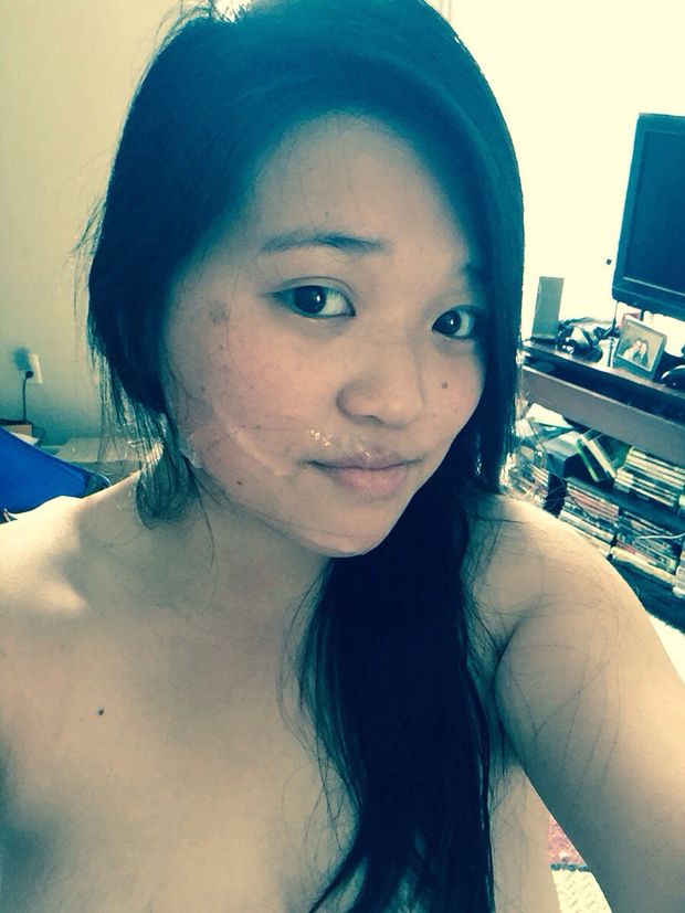 First cum selfie