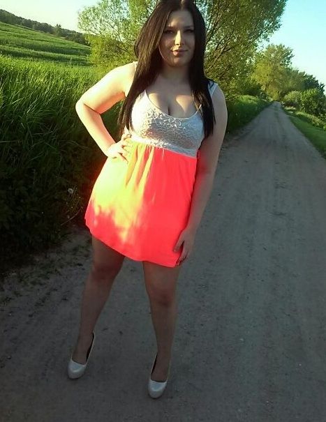 Curvy horny chick waiting for the right guy, he will be very lucky