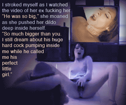 watching the video of her ex