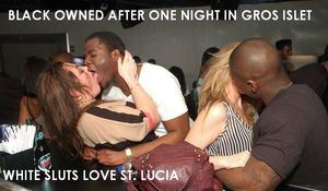 We enjoyed watching our wives get it on.