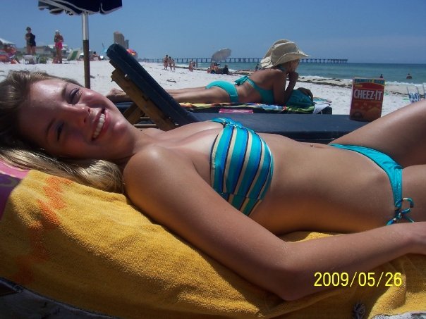 at the beach