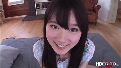 Hot Japanese babe gets fucked until she squirts and shivers from pleasure. They Japanese guy do some crazy foreplay before fucking the hot J