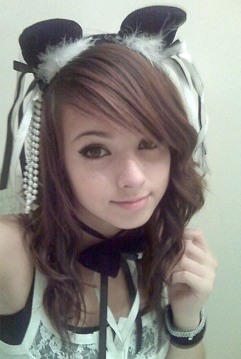 Naked Emo Scene Goth Girls Showing Off 019