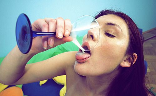 Cum Drinking Bukkake and Tits Swallowing Cum @MouthCream.Tumblr.com