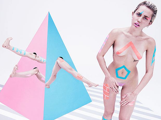 Miley Cyrus Artistic Topless