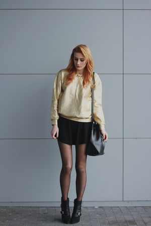 Sophisticated redhead chick