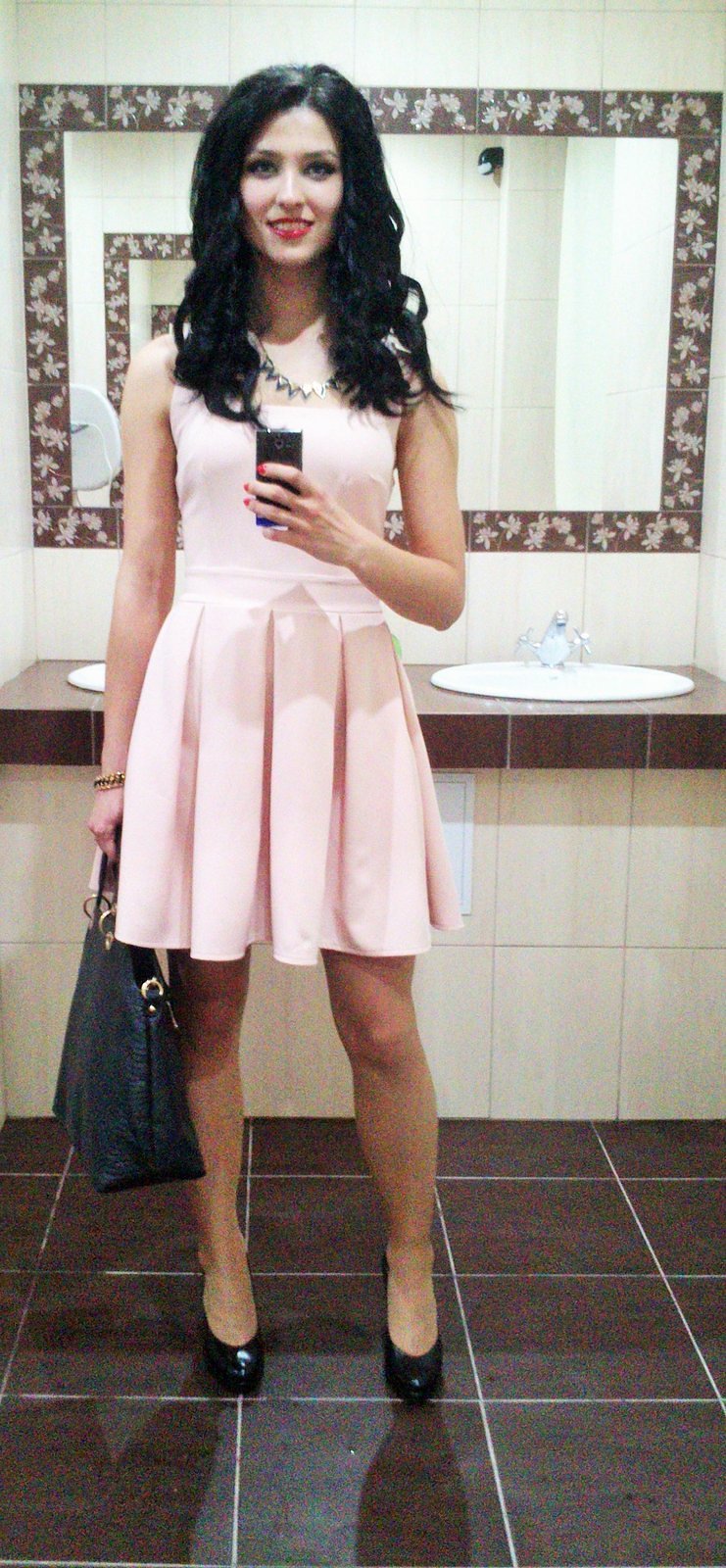 Yeah, first restroom fucking it's time for first selfie after it