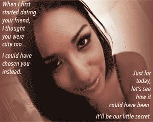 behind your friend's back