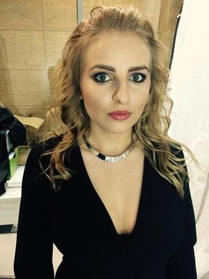 Dolled up and ready for after date facial