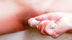 Top POV pussy play for young Japanese teen Hikari 