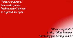 Sanna couldn't resist cheating on her husband