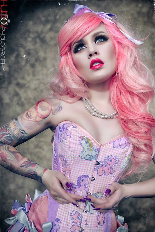Hot Emo 33692130   Beautykills Via My Little Pony Corset By