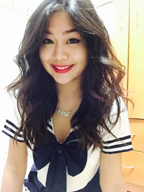 teamasiangirls:

Cause uniforms are… Bigboobs, Toket...