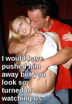 If he is making you wet Baby you carry on i am enjoying the view