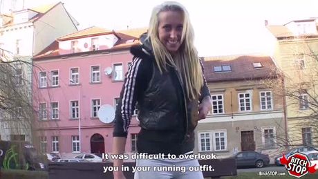 Bitch STOP - Joana White get fucked in the park