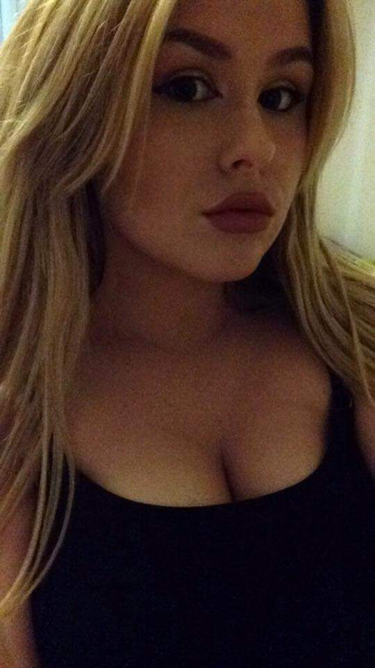 Blonde Cleavage