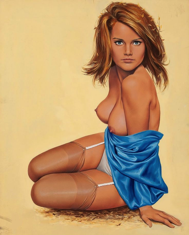 Blue-eyed gal