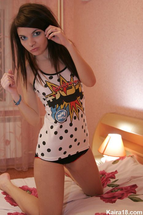 Naked Emo Scene Goth Girls Showing Off 021