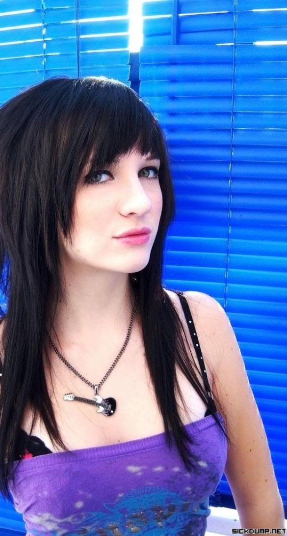 Naked Emo Scene Goth Girls Showing Off 031