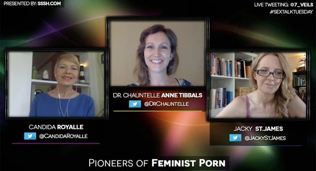 Pioneers of feminist porn video interview with Candida Royalle and Jacky St. James