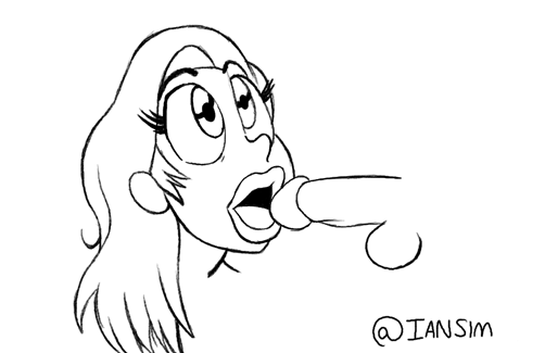 Animated - Deepthroat,Gulp,Gulp,Gulp