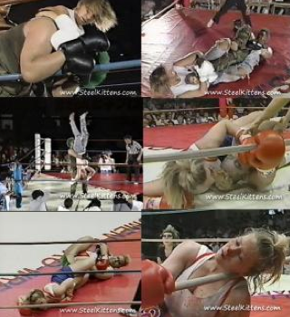 (via Rare Extreme Shoot Boxing Madusa Miceli and Special Cora...