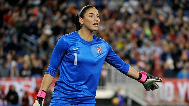 US keeper Hope Solo