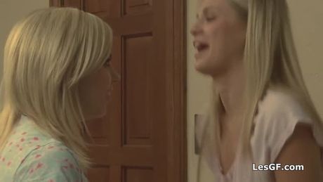 Foursome Lesbian Pyjama Scissoring Party